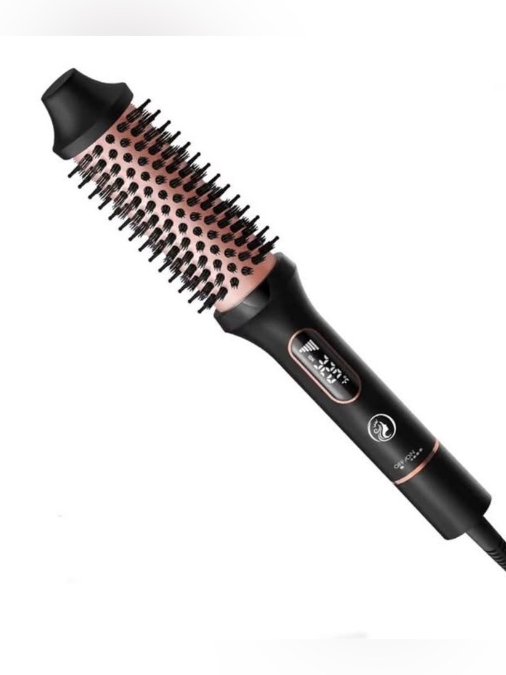 CINOSTAR Heated Round Brush for Blowout Look Volumizer, 1.5 inch